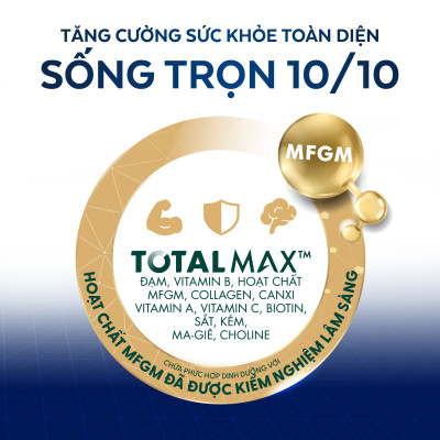 Combo 3 TPBS Anlene TOTAL 10 lon 800g tặng máy vắt cam