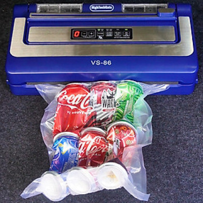 Máy hút chân không VS-86 hút mọi loại túi, tích hợp hàn thông minh, hút khô và hút ướt dễ dàng với 2 bình nước thải, sử dụng 2 motor hút mạnh mẽ, hút và thổi phồng tiện lợi, hàng chính hãng