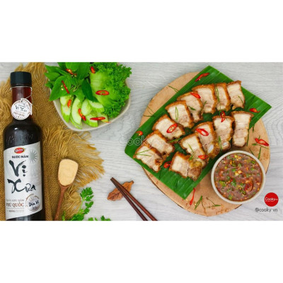 Nước Mắm Phú Quốc Vị Xưa Barona 20 độ đạm 1 Thùng (12 chai x 500ml)