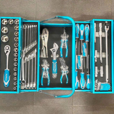 BỘ 59 CÁI CÔNG CỤ TRONG HỘP ĐỒ NGHỀ TOTAL THTCS12591 - HÀNG CHÍNH HÃNG
