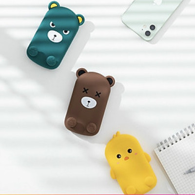 Giá Đỡ Điện Thoại - Ipad Hình Gấu Vịt dễ thương, Có Thể để nâng smartphone live stream tự chụp quay video cam trước Điều Chỉnh Độ Cao - miếng lót chuột