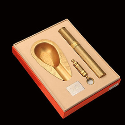 Bộ Gạt Tàn, Ống Đựng, Đục Xì Gà TZ-4 Dành Cho Phái Mạnh