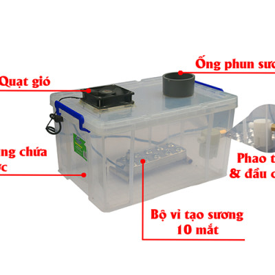 Máy tạo ẩm nhà nấm đông trùng hạ thảo 3A260W - Hàng Chính Hãng