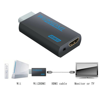 Hàng Chính Hãng - Bộ Chuyển Đổi Wii Sang HDMI 1080p - Cáp HDMI, Plug & Play, Hỗ trợ tất cả các chế độ hiển thị WII (NTSC, PAL 480i, 480p, 576i),Độ phân giải đầu ra 720P hoặc 1080P, Kích thước nhỏ gọn, tiện lợi  - ROGTZ