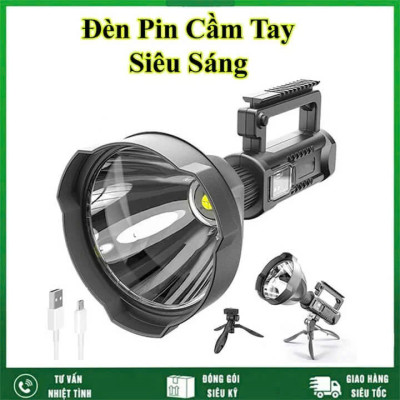 Đèn PiM Cầm Tay Loại Xịn Siêu Sáng – Chiếu Xa 500m, Có Đèn Hông, Siêu Bền, ĐÈN Trang Trí Cực Đẹp
