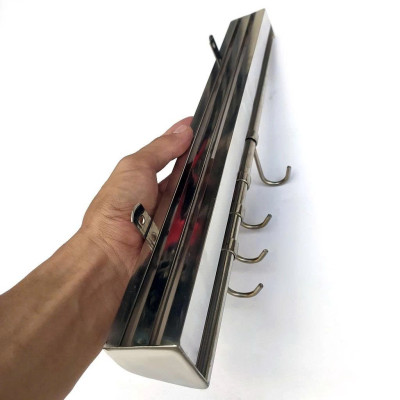 Vắt Dao Inox Cài Dao Treo Khăn Vật Dụng Nhà Bếp - Gắn tường đa năng dài 50cm