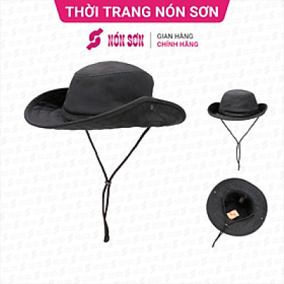 Mũ vành da cao cấp thời trang NÓN SƠN chính hãng MH008ADA-ĐN1