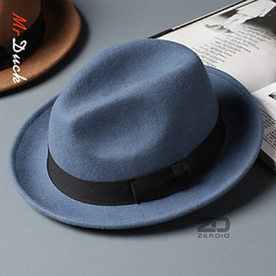 Mũ Phớt Fedora Nam Hàng Hiệu MrDuck MP034