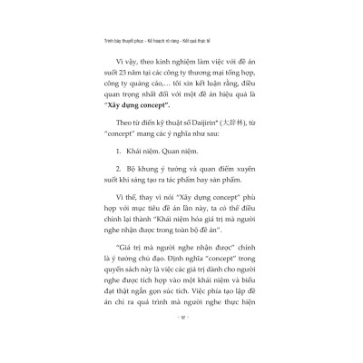 Trình Bày Thuyết Phục, Kế Hoạch Rõ Ràng, Kết Quả Thực Tế