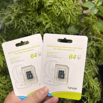 Thẻ nhớ EZVIZ 64Gb chuyên dùng cho camera , chuẩn Class 10 Tốc Độ Cao - Hàng Chính Hãng