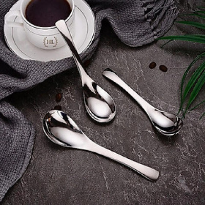 Thìa (muỗng) súp phở Inox 304 nhập khẩu | THÌA Stainless Steel Cong 2 Size Cao Cấp Inox Không ăn mòn