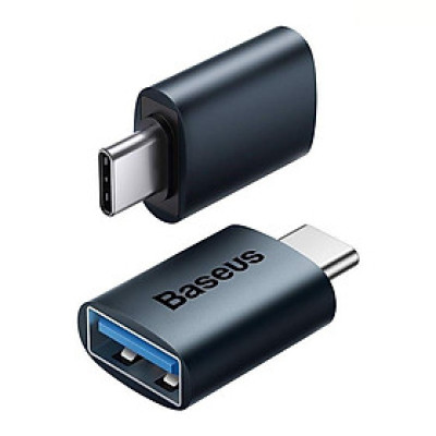 Đầu chuyển Baseus Type C to USB-A 3.1 tốc độ cao ingenuity series mini OTG Gen 2 (ZJJQ000001)- hàng chính hãng