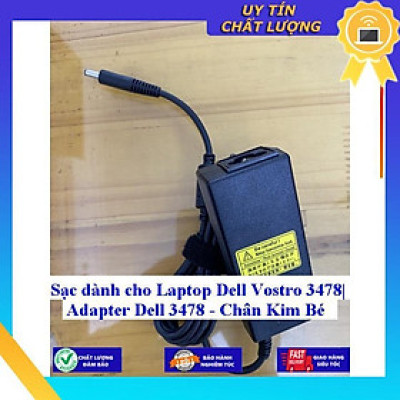 Sạc dùng cho Laptop Dell Vostro 3478 Adapter Dell 3478 Chân Kim Bé - Hàng Nhập Khẩu New Seal