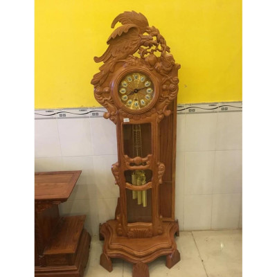 Đồng hồ cây Anh hùng gỗ hương đá