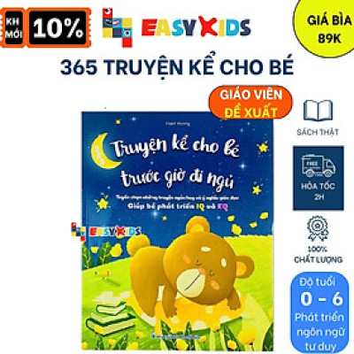 Sách 365 Truyện Kể Cho Bé Trước Giờ Đi Ngủ - Giúp Bé Phát Triển IQ Và EQ