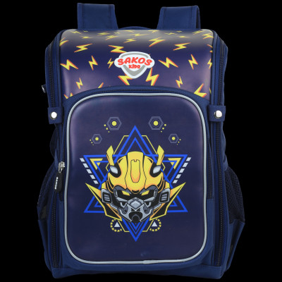 Ba Lô Học Sinh Kid Bingo Kèm Bóp Viết - Sakos SBO020TRNG00 - Transfomer Robot