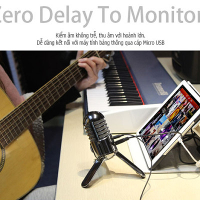 Micro Thu Âm USB - Samson Meteor Mic - Hàng chính hãng 