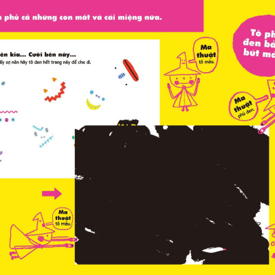 Sách - Tủ Sách Vui Để Học - Phù Thủy Nhỏ - Vẽ, Xóa, Rồi Lại Vẽ - Những Người Bạn Ma