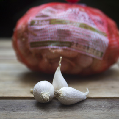 Đặc Sản Quảng Ngãi - Tỏi Cô đơn Lý Sơn Dori - Túi lưới 250g - Trồng tại đảo Lý Sơn