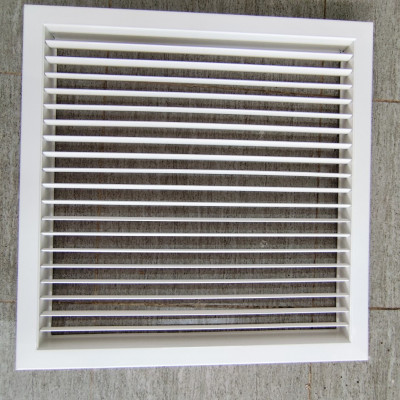 Miệng gió nan bầu dục 600x600mm dạng nan xoay nhôm cho điều hòa âm trần