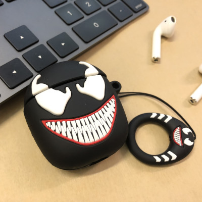AIRPODS CASE BAO CASE SILICON VỎ ỐP SILICON BẢO VỆ CHO TAI NGHE AIRPODS 1, AIRPODS 2, AIRPODS PRO HÌNH VENOM