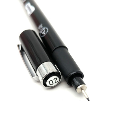 Bút Kim Kỹ Thuật 0.2 mm - Drawing Pen - Colorkit DW-C001 - Mực Đen