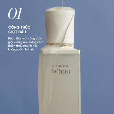 Nước Thần Phục Hồi Năng Lượng Làn Da Whoo Royal Regina Energy Drop Treatment 150ml