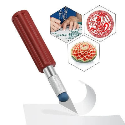 Comco 2 Bộ Dao Trổ 13 Lưỡi+ 3 Cán Dao Inox Chống Trơn Chuyên Dụng Khắc Tỉa Thủ Công