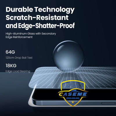 Kính cường lực full màn hình dành cho iPhone 16 Pro Max, iPhone 16 Pro, iPhone 16 Plus, iPhone 16 chống nhìn trộm Nillkin Guardian cao cấp - Hàng Chính Hãng
