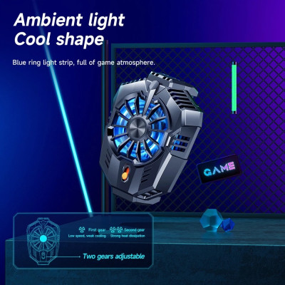 Sò Lạnh Quạt Tản Nhiệt Điện Thoại Chính Hãng GM10/GM26 thế hệ mới làm lạnh siêu nhanh chơi game siêu mượt giúp tăng FPS - Bảo Hành 12 Tháng - Hàng Chính Hãng