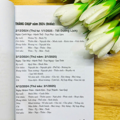 Ngày lành tháng tốt năm Ất Tỵ 2025 - Lê Quý Ngưu