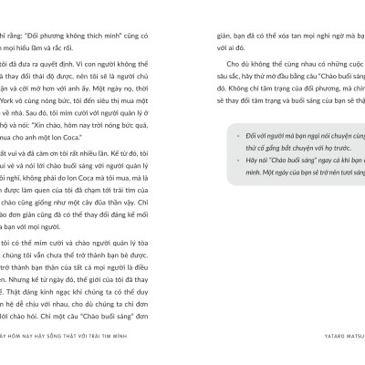 Ngày Hôm Nay Hãy Sống Thật Với Trái Tim Mình - 55 Chỉ Dẫn Vượt Qua Chán Nản Trong Cuộc Sống Thường Ngày