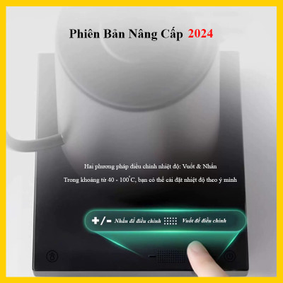 Ấm điện Timemore Smart Mini Bản Nâng Cấp 2024 I Có 2 cách điều chỉnh nhiệt độ