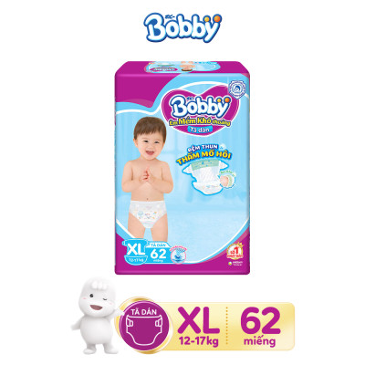 Combo 1 Tã dán Bobby đệm thun thấm mồ hôi đủ size và 2 Gói khăn ướt trẻ em Bobby care không hương 100 tờ