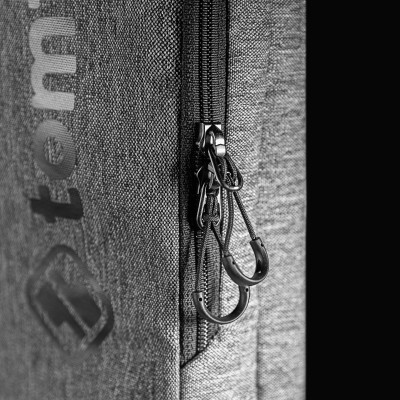 TÚI ĐEO CHÉO TOMTOC (USA) URBAN SHOULDER BAGS FOR ULTRABOOK 15″ GRAY (H14-E02G)