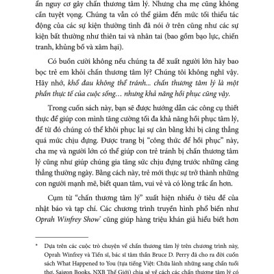 Bảo Vệ Trẻ Trước Chấn Thương Tâm Lý