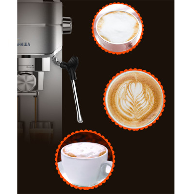 Máy pha cà phê Tahawa TS6212 - Máy pha cafe đa chức năng: Espresso, Cappuccino, Latte. Áp suất bơm: 15 bar - Công suất:1250W - 1450W. Có vòi đánh sữa - Bảo hành chính hàng 12 tháng. Hàng nhập khẩu chính hãng