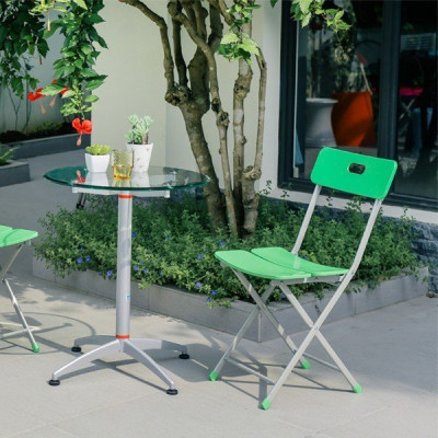 Ghế gấp GS-23-03 Xuân Hòa nan nhựa khung làm bằng ống thép Ovan