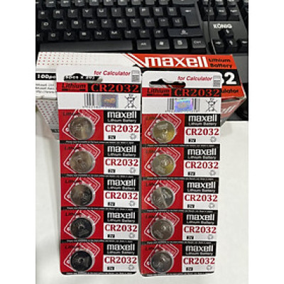 Vĩ 5 viên pin Maxell CR2025-CR2016-CR2032 -CR1220-CR1620-CR1616-CR1632   3V - hàng nhập khẩu 