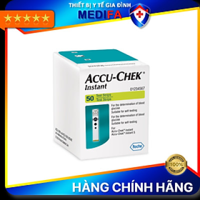 Hộp 50 que thử đường Accu Chek Instant 