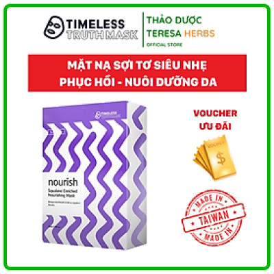 Mặt nạ phục hồi, nuôi dưỡng da Timeless Truth Mask - Nourish Squalane (30ml/miếng)