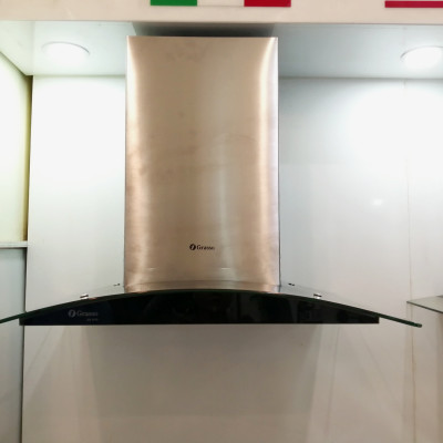 Máy hút mùi kính cong Grasso GS 890 (Made in Malaysia) - Hàng chính hãng
