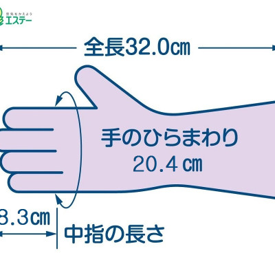 Set Găng tay cao su tự nhiên cao cấp Shaldan Vinyl hàng nội địa Nhật Bản