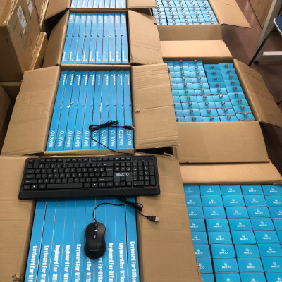 Bộ Bàn Phím Và Chuột Có Dây MAKTO AK-320 - Hàng Chính Hãng