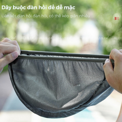 Vỏ Bọc mũ bảo hiểm xe đạp AD-01 1 cỡ có phản quang, giúp chống nước, chống gió, bụi, bọc mũ bảo hiểm xe đạp - Mai Lee