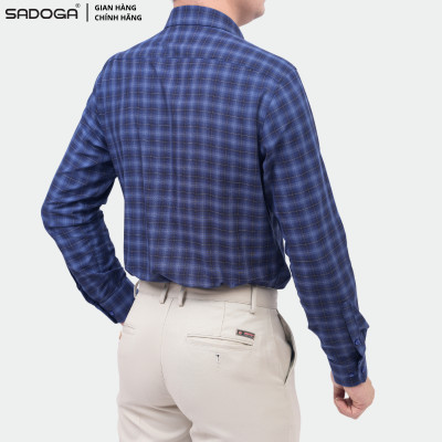 Áo Sơ Mi Nam Sadoga Dài Tay Chất Liệu Bamboo Thoáng Mát Thấm Hút Mồ Hôi 399D