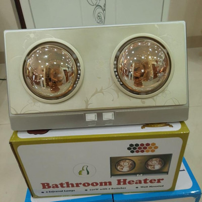 Đèn Sưởi Nhà Tắm ABG CH-C2D 2 Bóng Sưởi, Mỗi Bóng Công Suất 275W, Phù Hợp Với Phòng Tắm Rộng Từ 2-3 Mét Vuông (Giao Màu Ngẫu Nhiên) - Hàng Chính Hãng