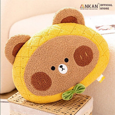 Mền Văn Phòng 3 Trong 1 Gấu Orange Cao Cấp Để Đi Dã Ngoại, Xe Giường Nằm, Ngủ Tại Văn Phòng Vô Cùng Tiện Dụng