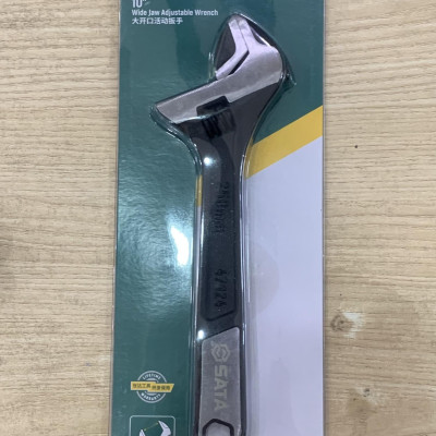 Mỏ lết đen mở ngàm 262mm Sata 47124