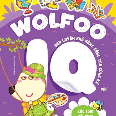 Sách - Bộ Sách Bóc Dán Thông Minh - Wolfoo IQ Rèn Luyện Khả Năng Sáng Tạo Cùng Bé (Bộ 6 Cuốn)